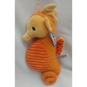Mary Meyer Orange Seahorse Stuffed Animal Plush Soft Toy, 12' NWT